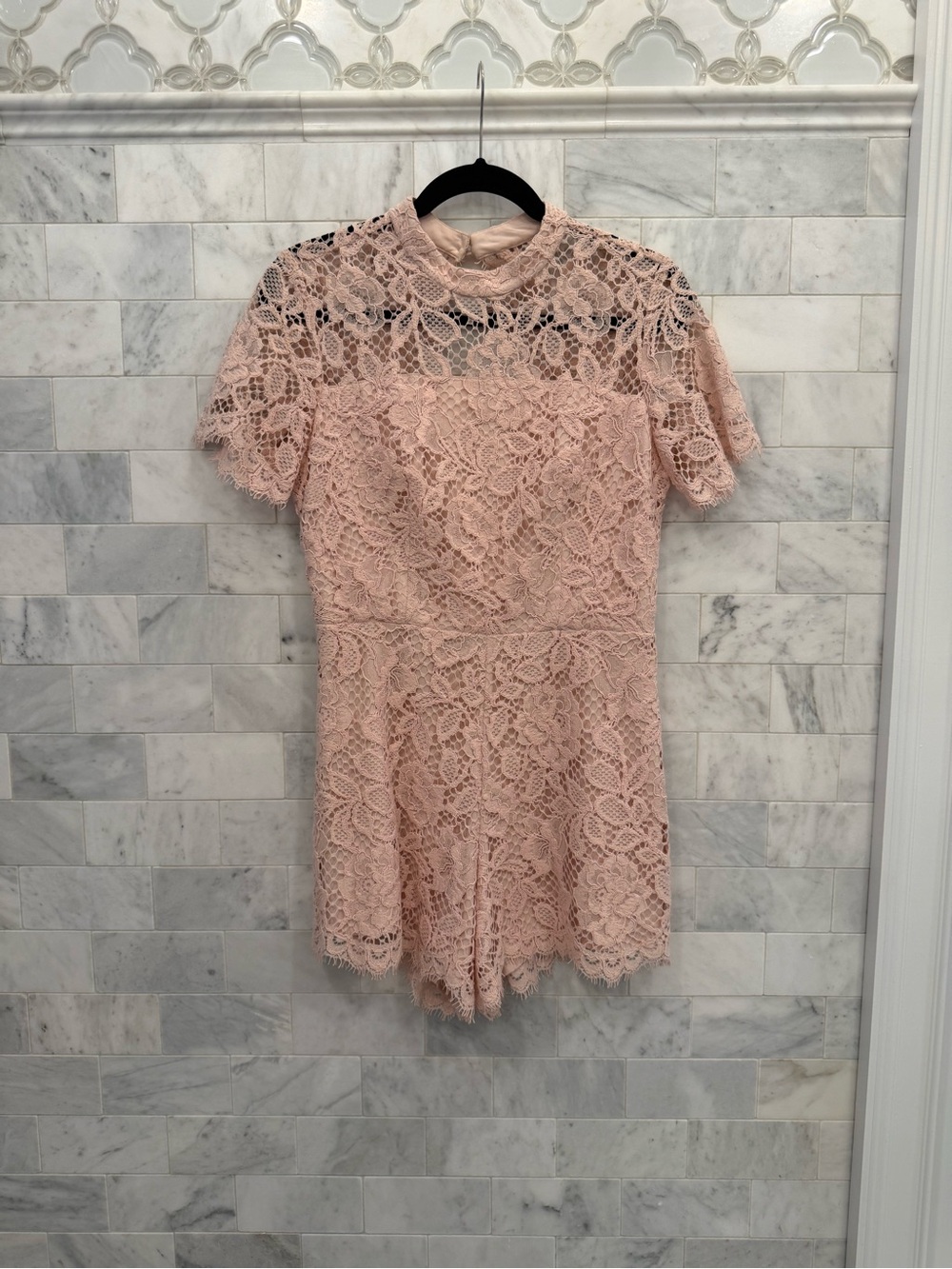 ALEXIS lace romper